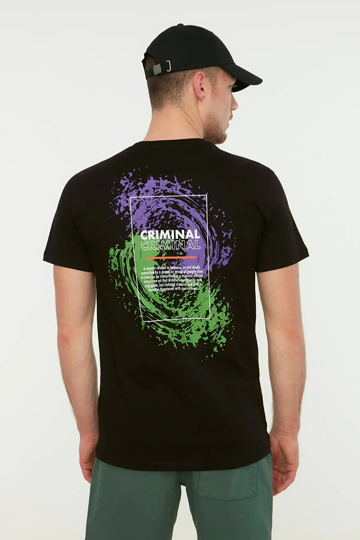 

Black Men's Regular Fit 100% Cotton Short Sleeve t-shirt t-shirts For Men Summer Fashion