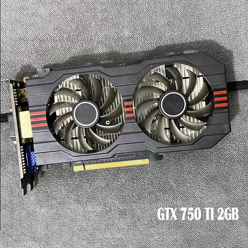 

GTX 750 Ti 2 ГБ для видеокарты ASUS оригинальные 1050 бит GDDR5 видеокарты для nVIDIA Geforce GTX 750Ti карты GTX750 TI
