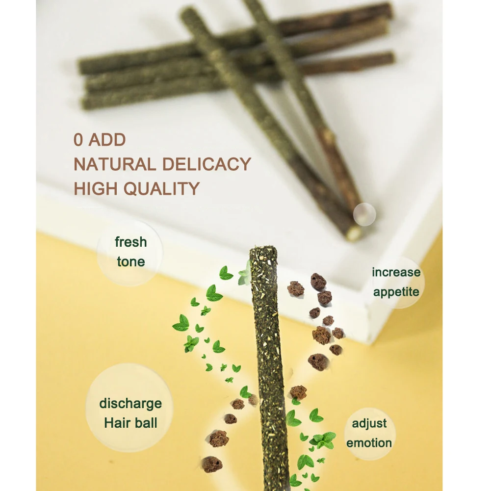 6 шт. палочки для чистки зубов кошек и животных |
