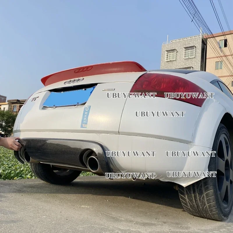 Диффузор для заднего бампера из углеродного волокна спойлер Audi TT 8N 2004 2005 2006 Sport Coupe