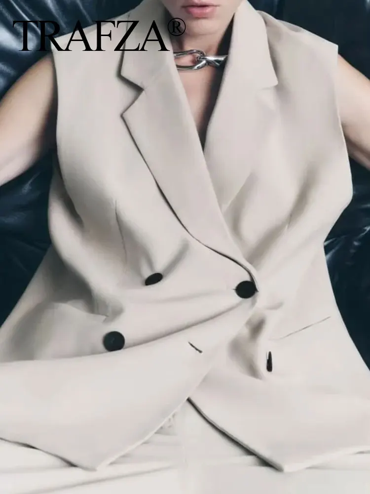 

Женский винтажный жилет с лацканами, однотонный Серый Свободный Повседневный удобный топ в стиле унисекс