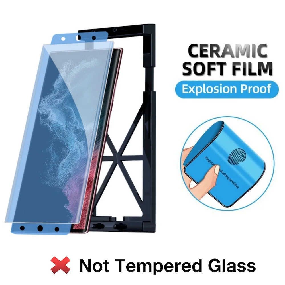 for Samsung S23 S22 Ultra Glass Screen Protector S21 S20 Plus S10 S9 Sag Gadgets Accessories Protections Protective