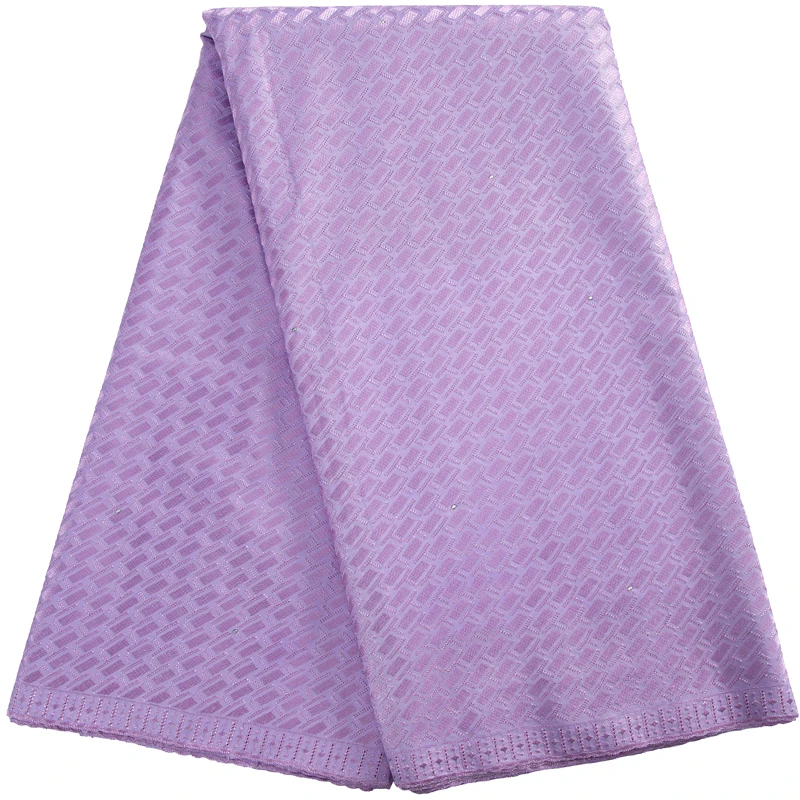 

African Lace Fabric 2023 High Quality Nigerian French Cotton Lace Fabric With Rhinestone For Elegant Men Sewing F3210