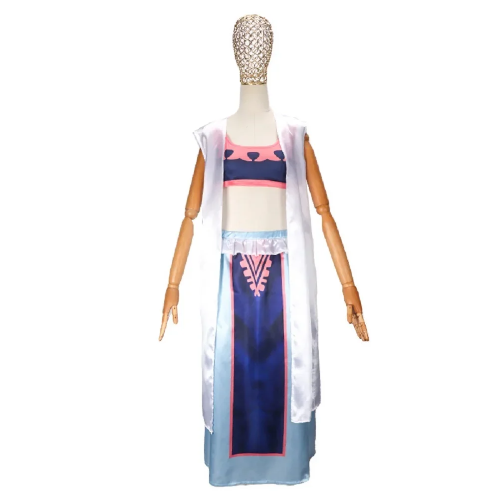 Унисекс аниме Cos Nefeltari Vivi косплей костюм униформа нестандартного размера