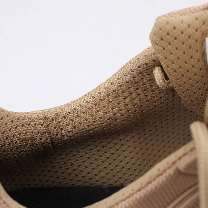 2022new Desert Combat Boots Hiking Shoes Short Sand Outdoor Shoes Men's Red Spider Combat Boots Mesh (Air mesh)  Rubber