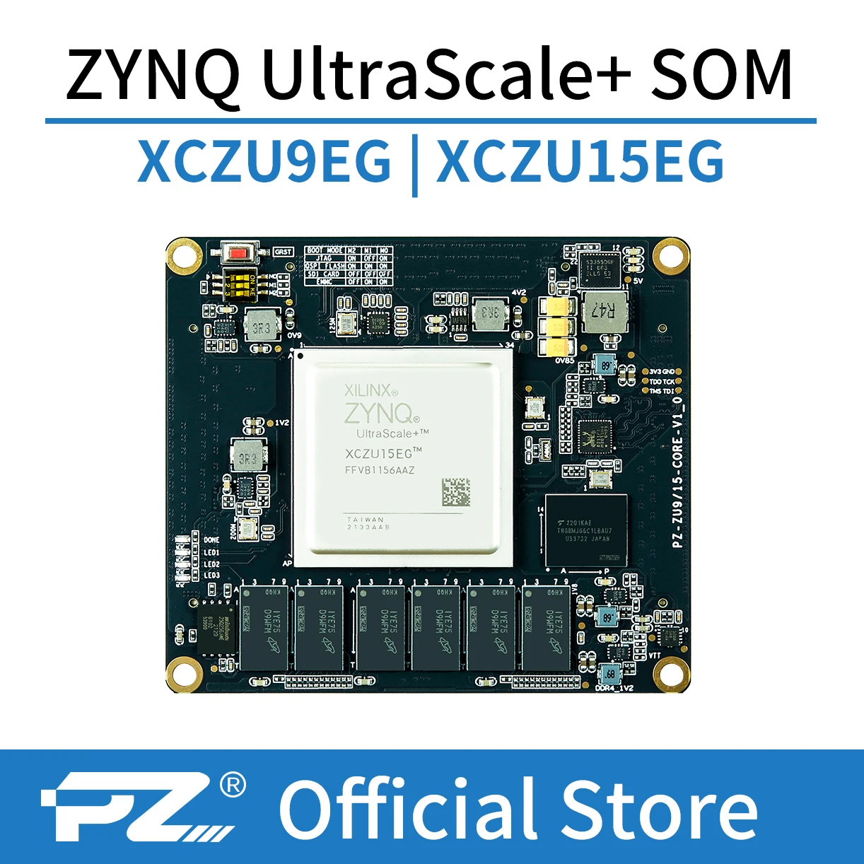 

Центральная плата PUZHI SoM ZU15EG ZU9EG: Xilinx ZYNQ UltraScale XCZU9EG XCZU15EG FPGA, системная плата промышленного класса на модуле