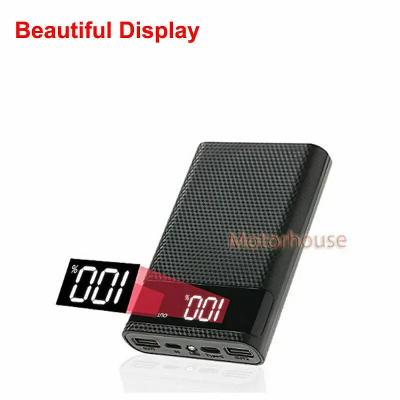 2A QC 3 0 PD 5 В 9 12 Type-C литий-ионный аккумулятор 18650 быстрое зарядное устройство DIY Power