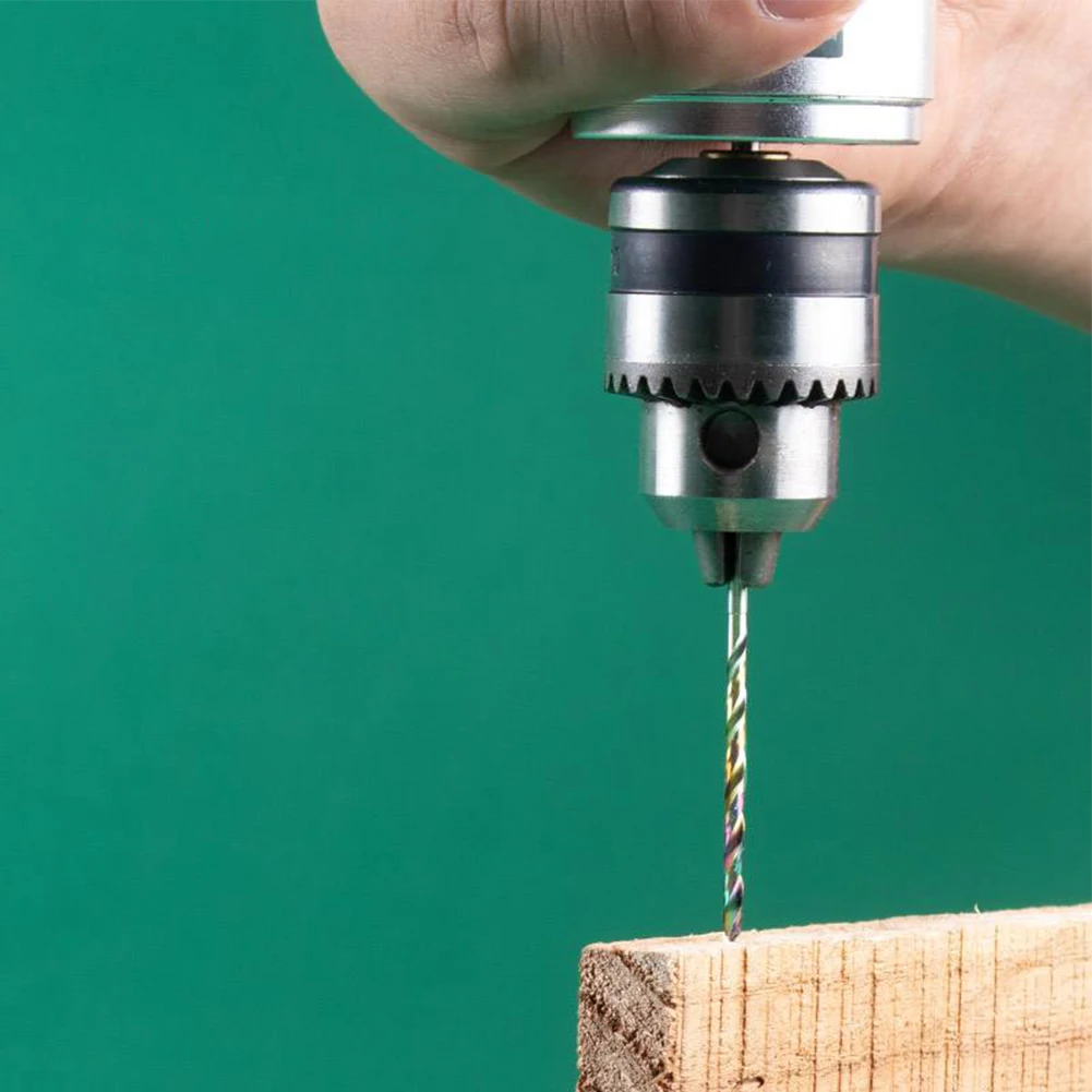 

Mini Drill Bits Drill Bit Wood Rubber HSS 0.8mm-2mm 2.35mm Shank Diameter 50mm Length Silver Universal High Quality