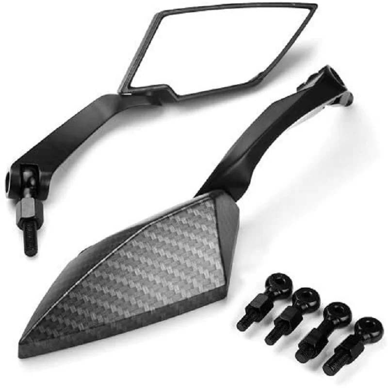 

Motorcycle Modified Rearview Mirror Reversing Mirror Rearview Mirror Diamond-Shaped Aluminum Universal Motorcycle Accessories