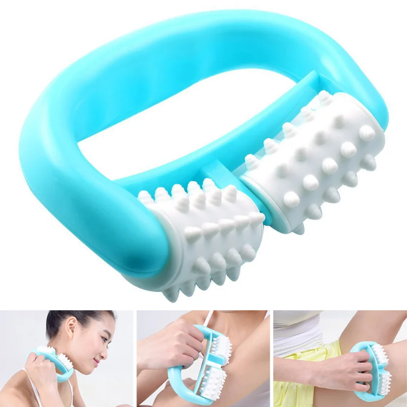 

D Type Fat Burner Roller Massage Anti Cellulite Weight Loss Leg Abdomen Neck Buttocks Cellulite Massager Slimer Health Care Tool