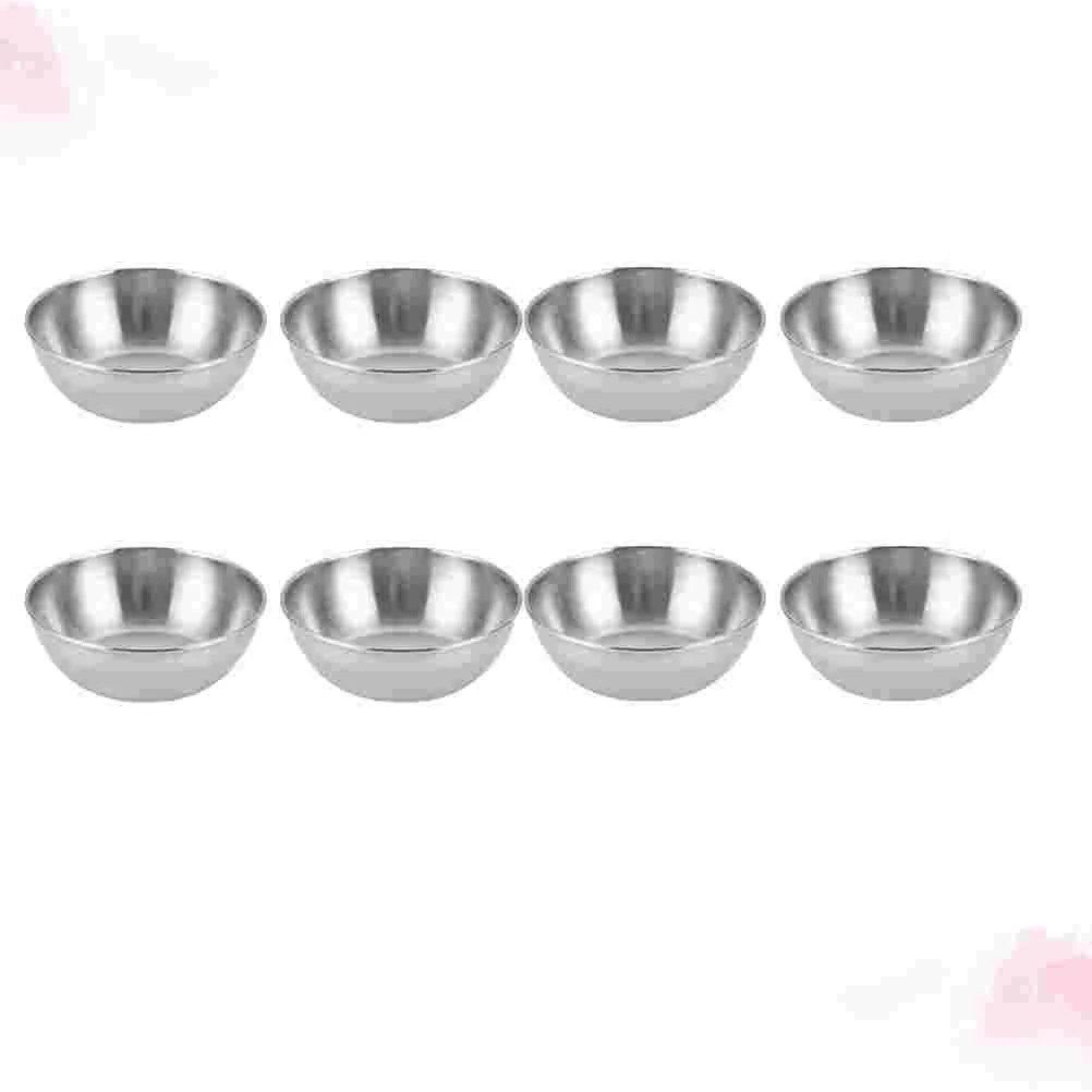

Sauce Bowls Dish Cups Dippingbowl Plates Condiment Appetizer Seasoning Soy Dip Serving Mini Steel Stainless Ketchup Snackflavor