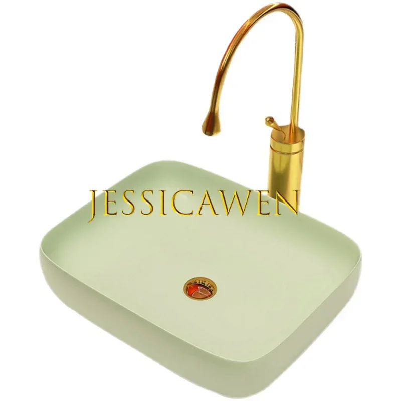 39*38*13 5 см круглая керамическая раковина квадратная для ванной комнаты бордо