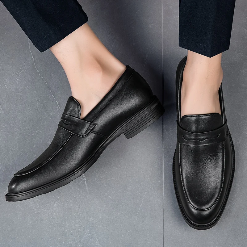 Брендовая мужская обувь из натуральной кожи Monstceler лоферы для отдыха в британском