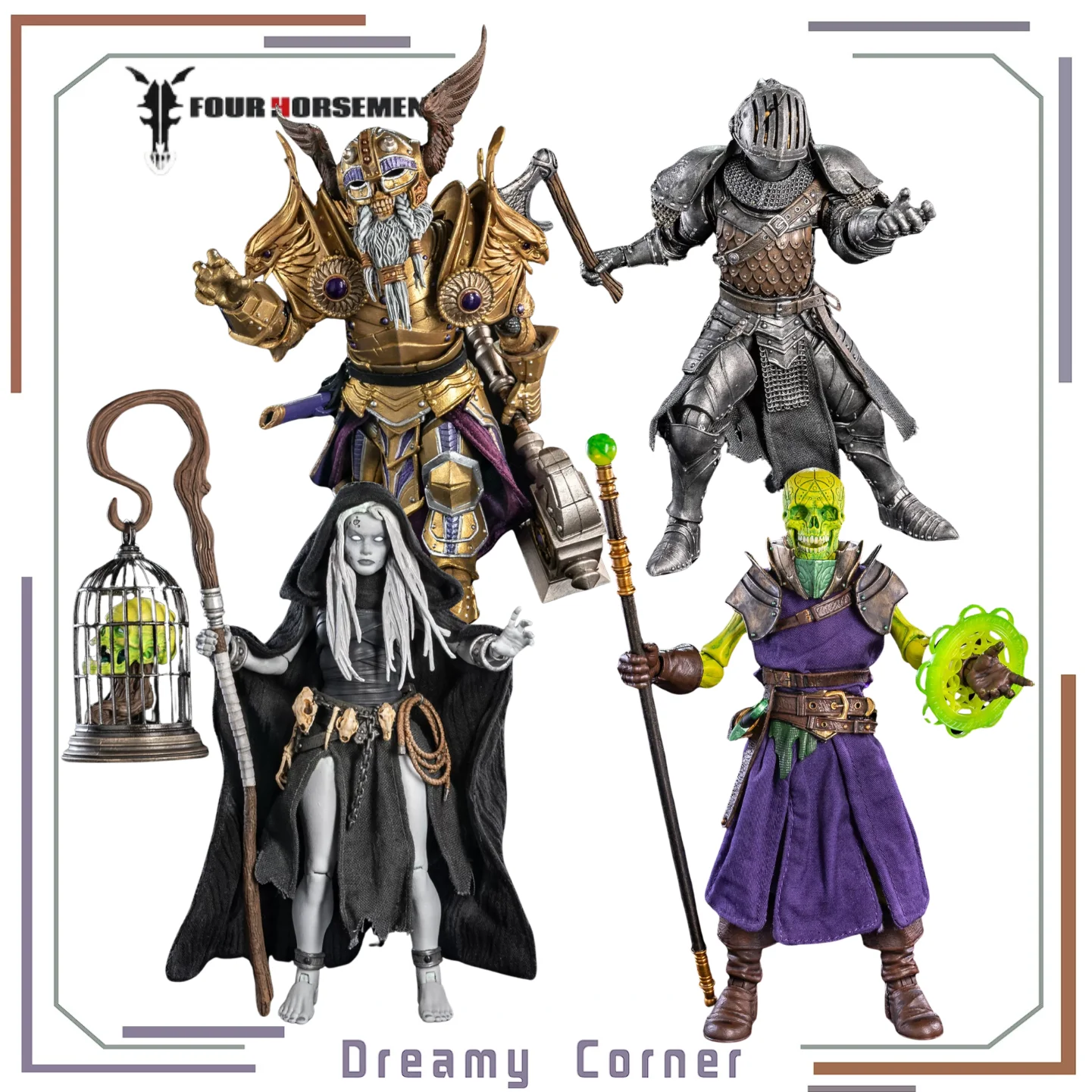 Фото В наличии: Фигурка Four Horsemen Studios Mythic Legions 25LC Limited Nymph Churel Scaphoid Sir Valgard Warrior Revenant 1/12 №1