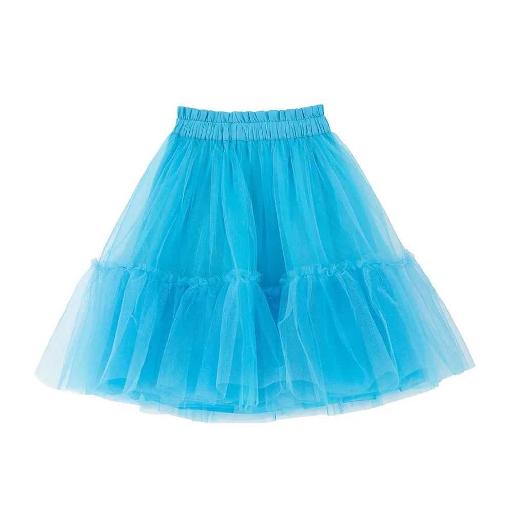 Girls Knitted Vest 2022 Autumn New Print Korean Girls Sweater Fashion Blue Girls Yarn Skirt Cotton T-shirt Children's Clothing