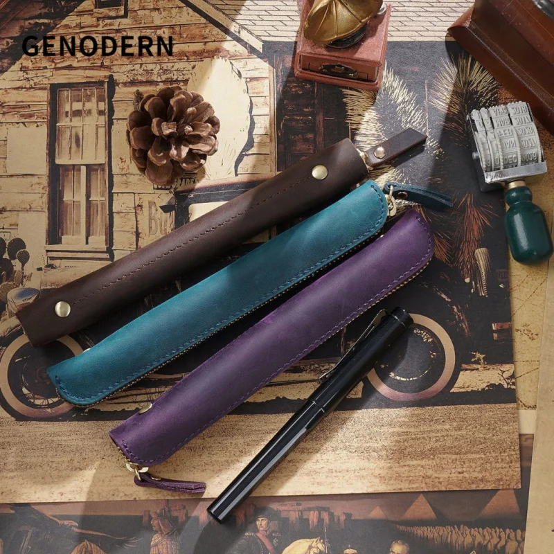 

Сумка для стилуса GENODERN из воловьей кожи в стиле ретро