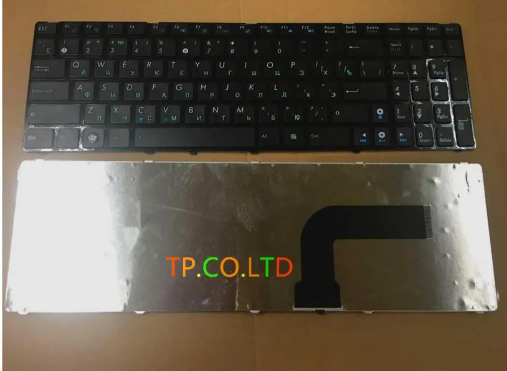 Русская клавиатура для ASUS K52 K52F K52DE K52J K52N X61 N51 N61 N61JA G60 G51 G53 K53S N53SH G72J G73 A53 A52 A52J с рамкой