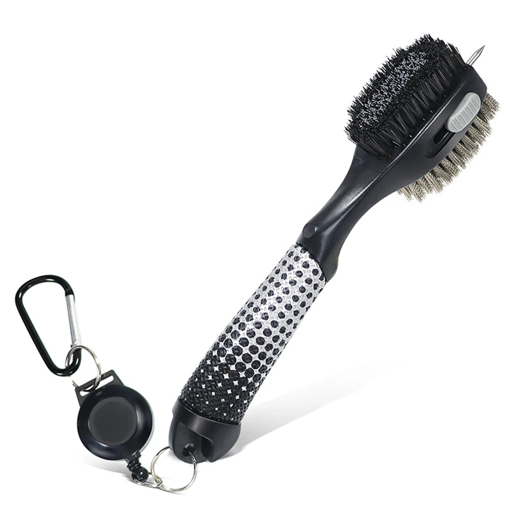 

Golf Club Brush and Groove Cleaner with Magnetic Oversized Golf Brush Head Golf Cleaner