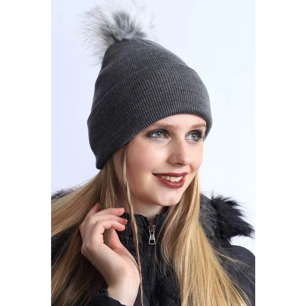 

Dorlie Pompon Detailed Women Beret