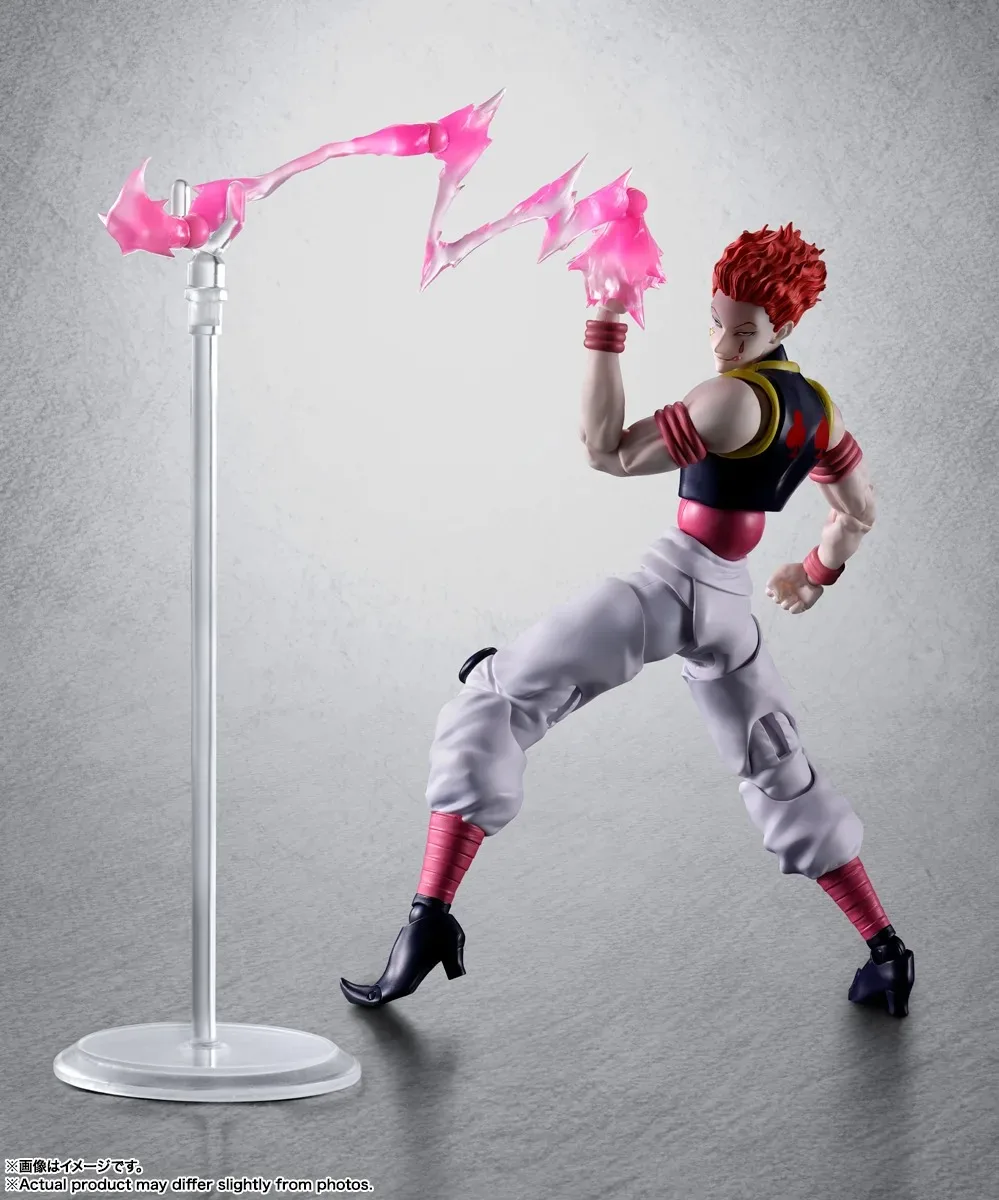 Фото В наличии оригинальная фигурка BANDAI SHFiguarts HUNTER HUNTER Хисока, модель из аниме, экшн-игрушка. №4
