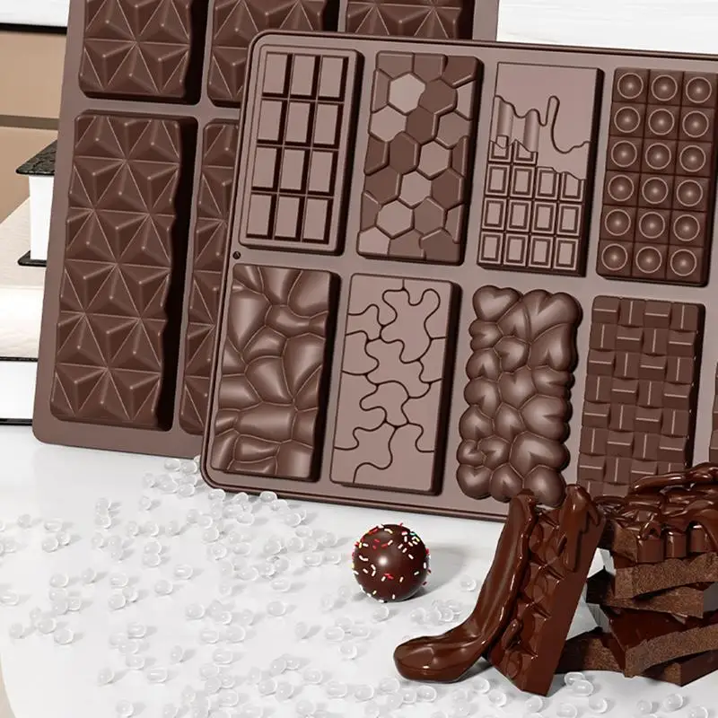 3D прямоугольная силиконовая форма формы для выпечки мусса торта свечи желе