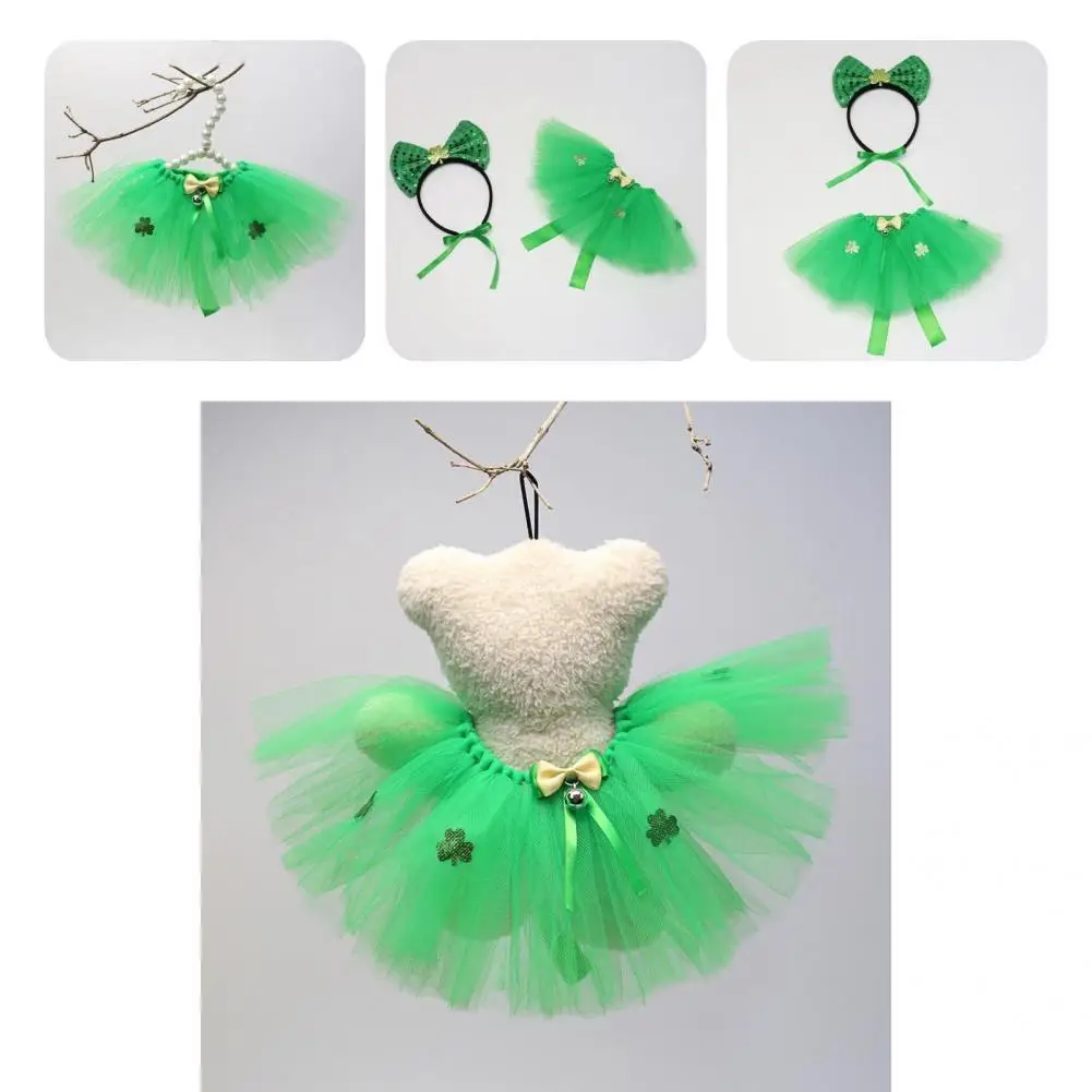 

Stylish Pet Skirt Soft Touching Unisex Cat Dog Holiday Mini Skirt Pet Princess Dress Pet Skirt 2Pcs/Set