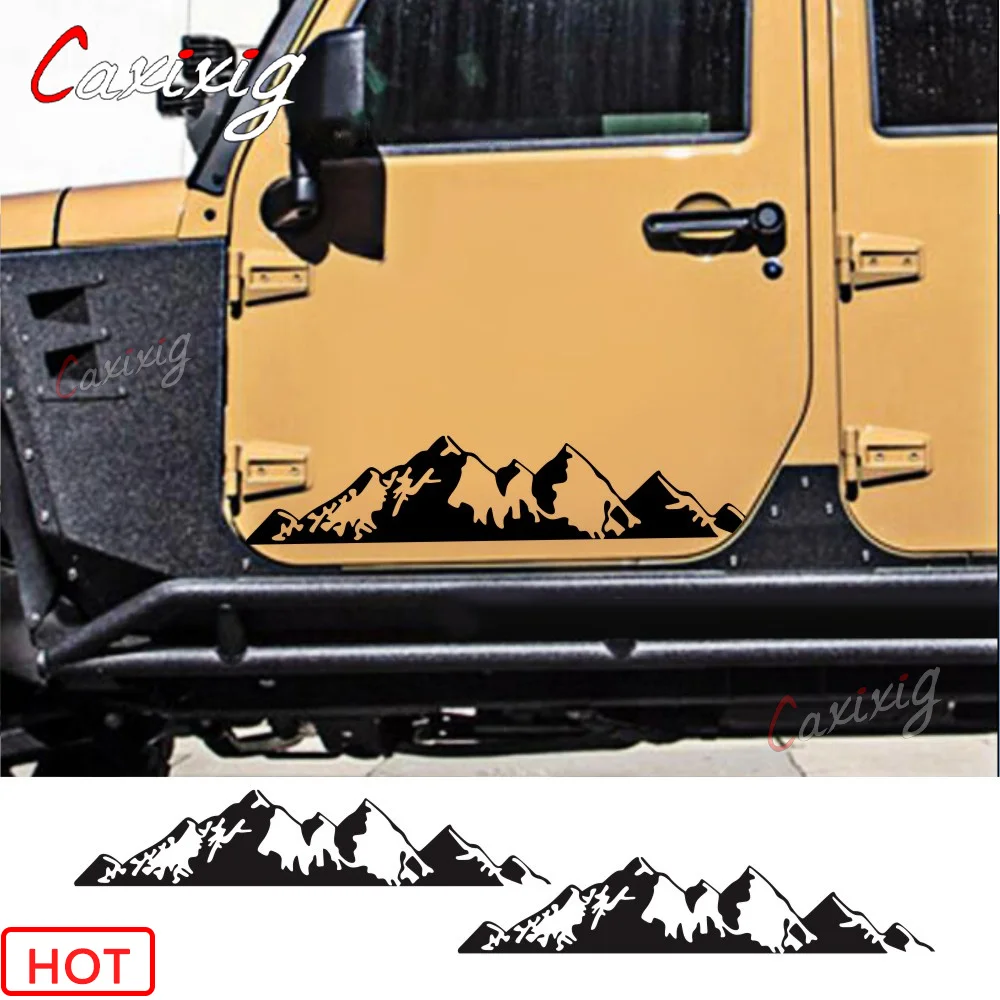 

2 шт., виниловые наклейки для автомобиля Renegade Wrangler JK JL TJ YJ