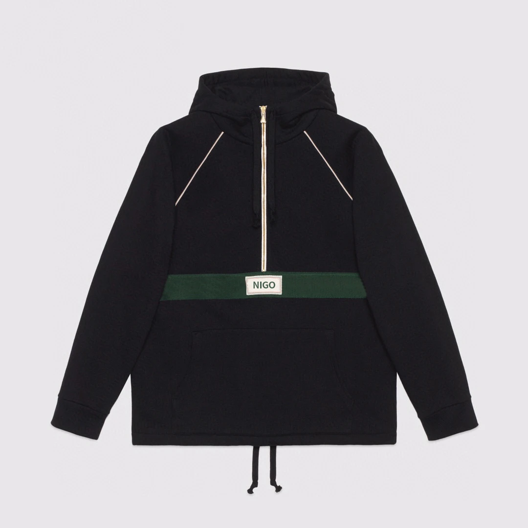 

Толстовка NIGO с веб-этикеткой пальто худи # nigo6799