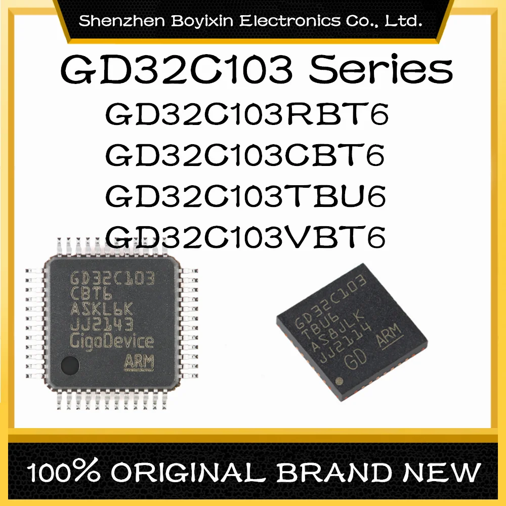 

GD32C103RBT6 GD32C103CBT6 GD32C103TBU6 GD32C103VBT6 ARM Cortex-M4 120MHz Flash memory: 128KB RAM: 32KB Single-chip (MCU/MPU/SOC)