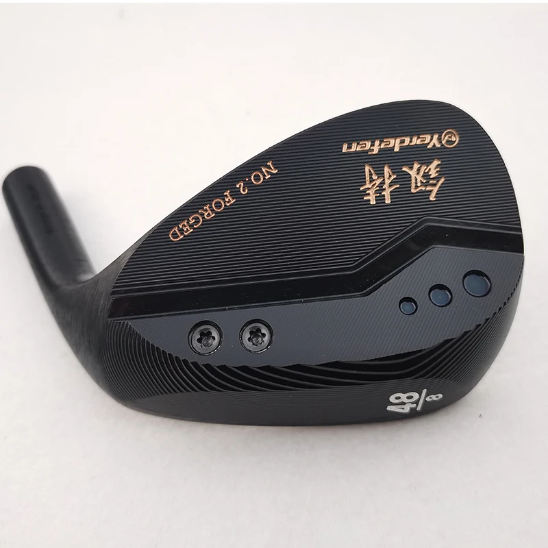 Yerdefen NO.2  Golf clubs Golf wedge Genuine authorized golf Wedge club Forged CNC Milled Face Black golf wedge. Free shipping