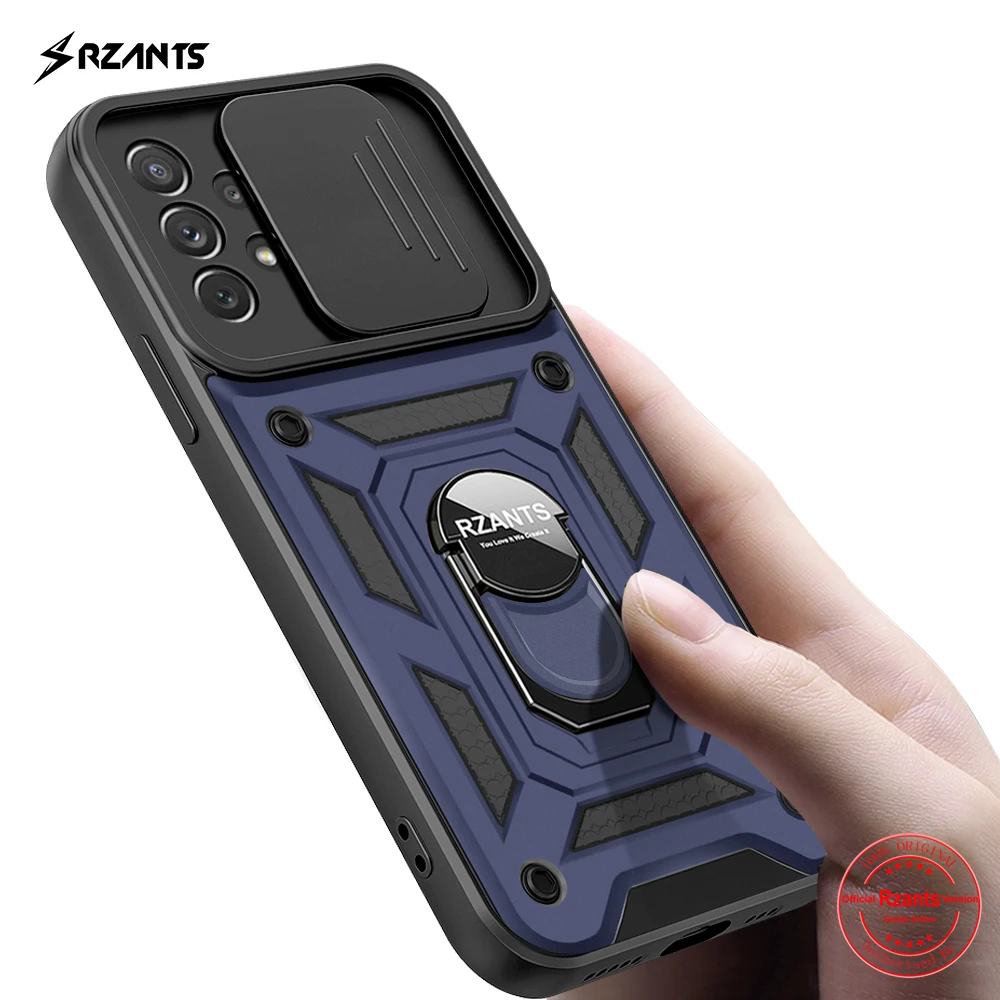 

Rzants For Samsung Galaxy A52 A72 A22 4G 5G S22 Ultra Case Shockproof 360 Rotation Ring Holder Hard Casing Lens Protection Cover