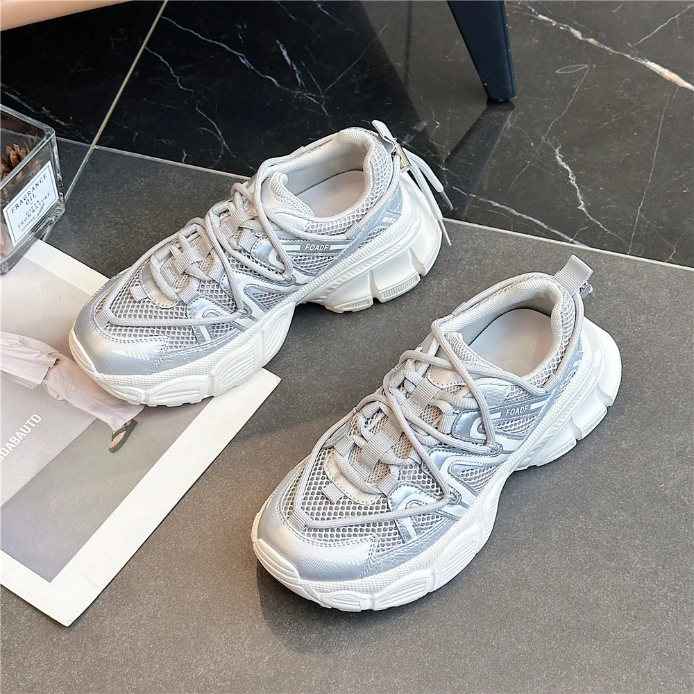 New Sneakers For Women High Platforms Casual Shoes Woman Fashion Chunky Sneakers Ladies Casual Shoes Female