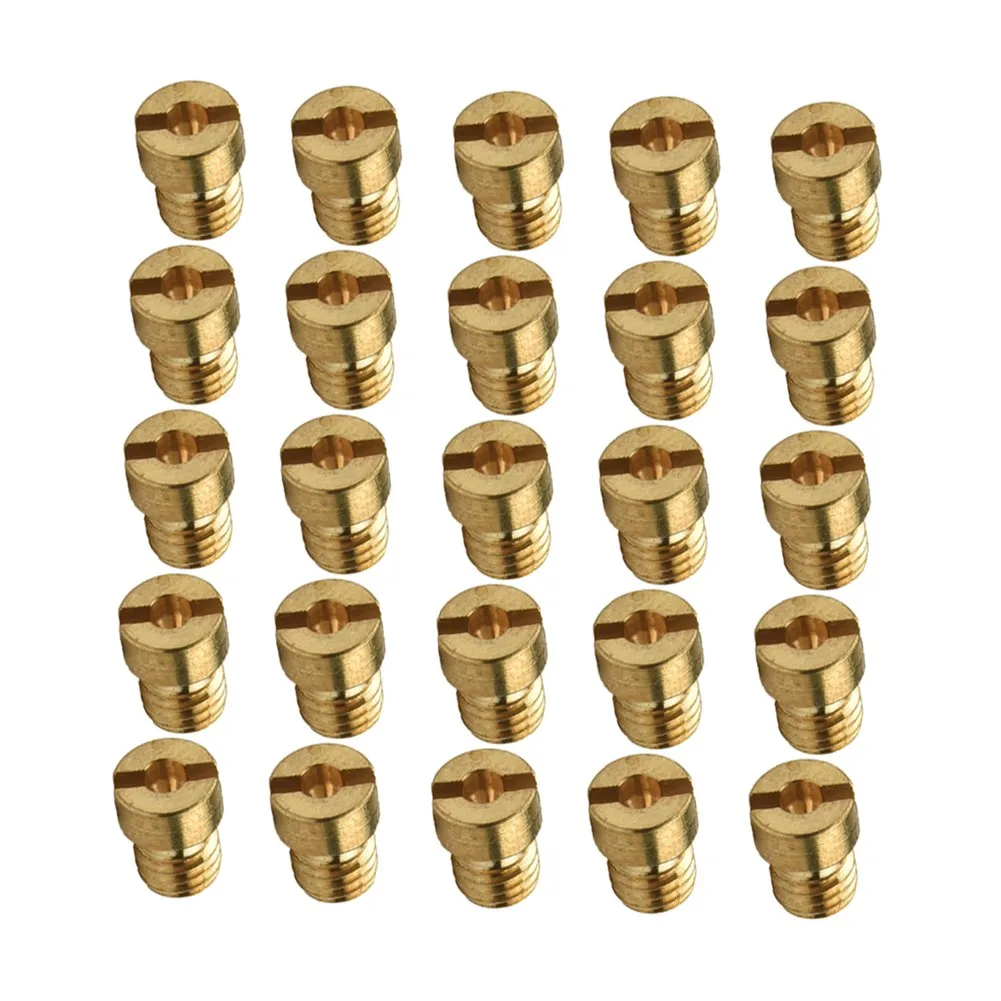 

25pcs Main Jet Motorcycle Vergaser #55-#115 5mm For Dellorto Carburetor Kit M5 Nozzles Parts Durable High Quality