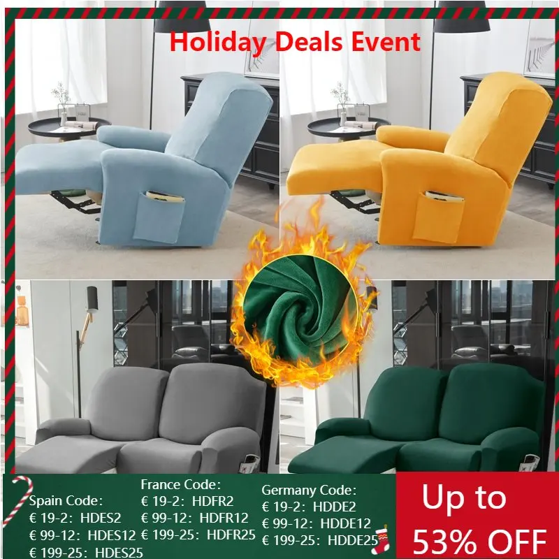 

Мягкий Бархатный Чехол для кресла, эластичное кресло на 1-2 места, защита мебели