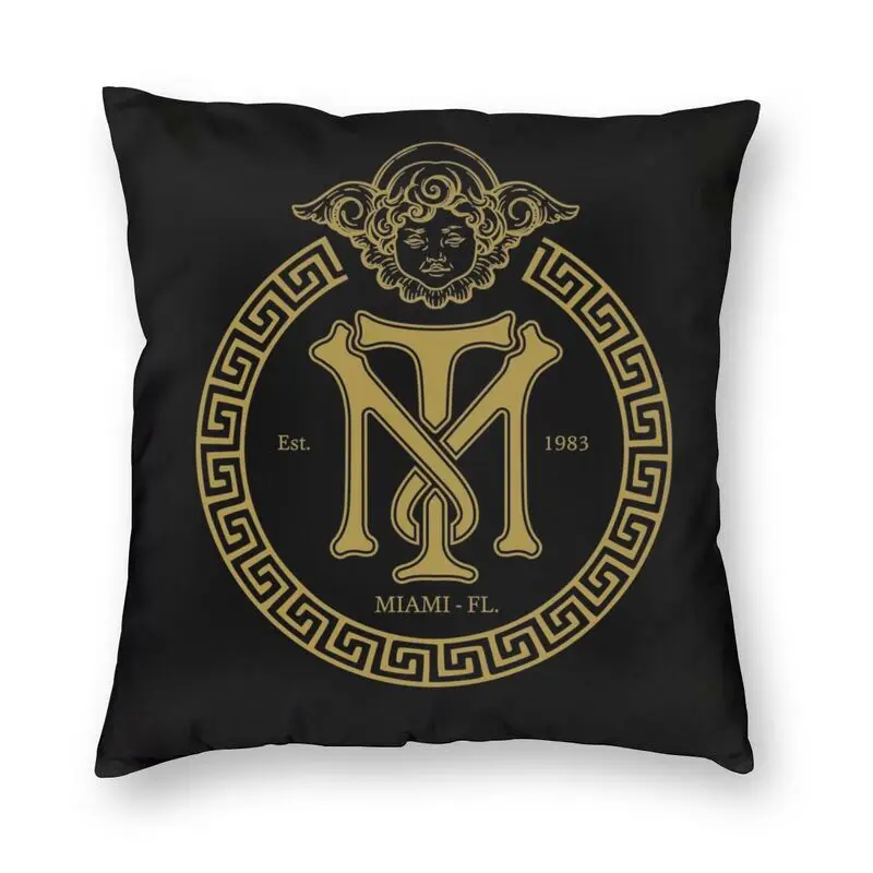 Scarface Funny Film Pillow Case 45x45cm Tony Montana Angel Miami Florida Luxury Sofa Cushion Cover Soft Polyester Pillowcase