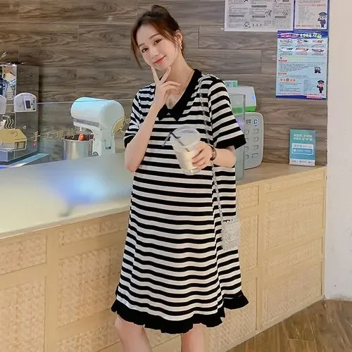 

Maternity green Pregnant Loading 2022 Funny Women T Shirt Girl Shirt New Mom Big Size Clothes