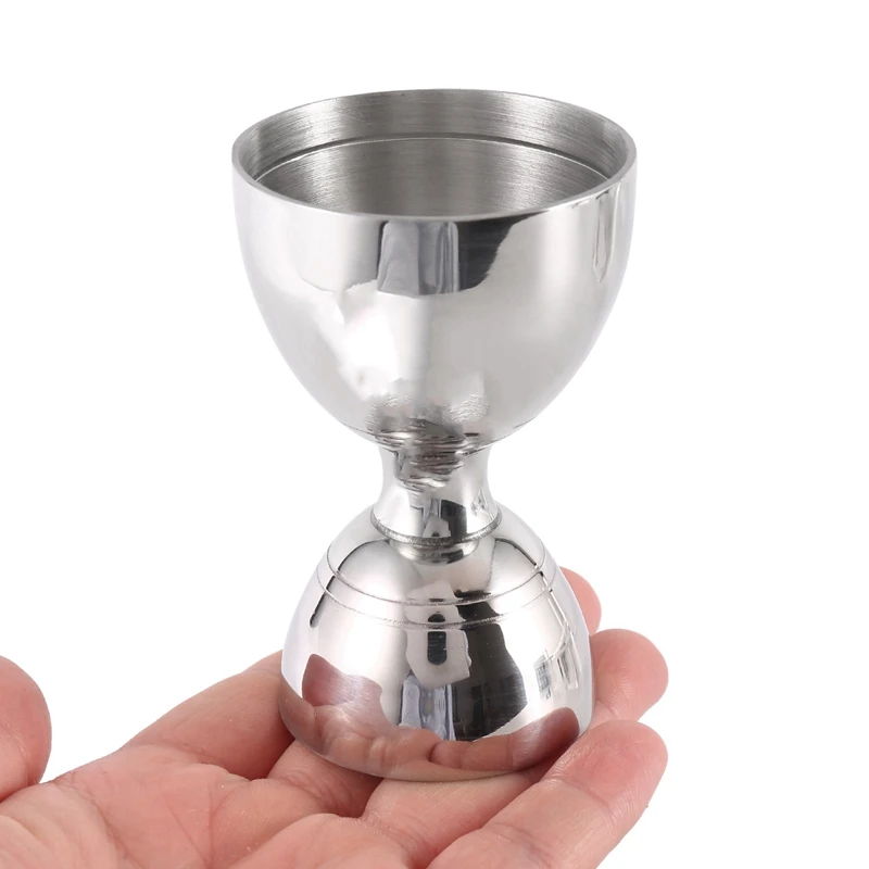 2X стержень из нержавеющей стали Jigger 1/2 унции мерные чашки 1 унция 2