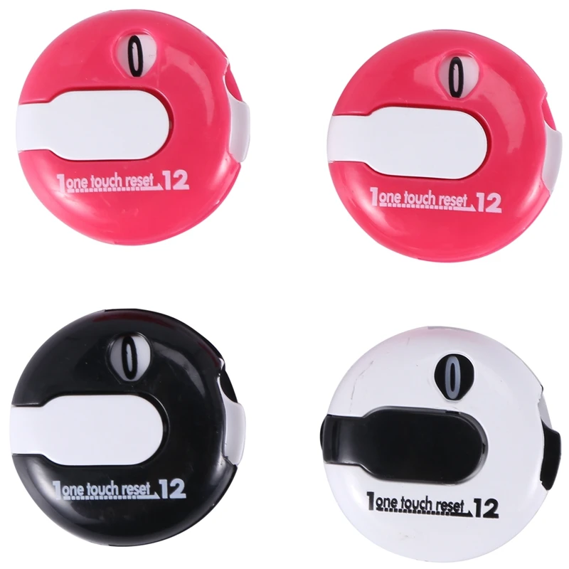 

4 PCS Golf Score Counter Clicker Mini Stroke Counter With One Key Reset Handheld Score Counter Golf Sports Accessories