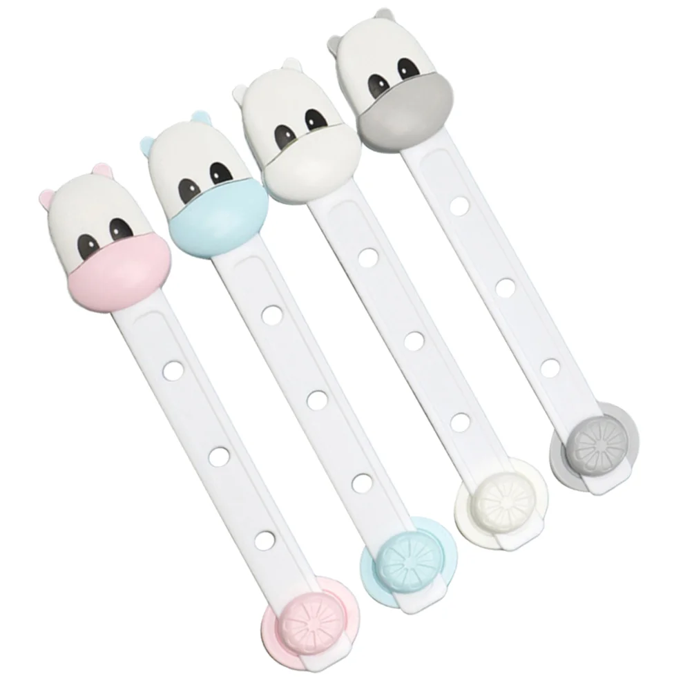 

4 Pcs Cabinet Door Lock Door Lock For Kids Furniture Strap Locks Drawer Straps Baby Proof Latches Pp Cabinets