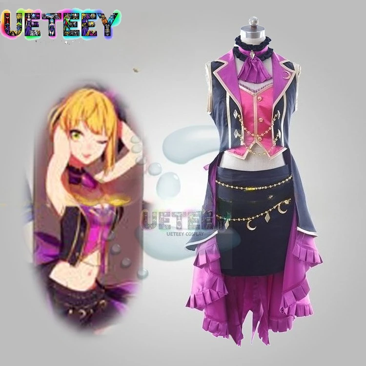 Фото UETEEY COS THE IDOLM@STER Фредприка Миямото Тюльпан Косплей Костюм Хэллоуин Аниме Набор Нестандартный Размер №1