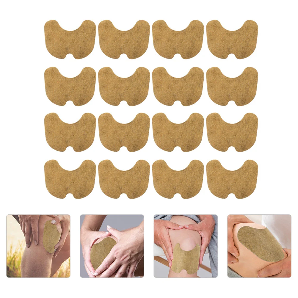 

36pcs Body Wormwood Pads Hot Pain Relief Pads Moxibustion Warming Pastes (Light Yellow)