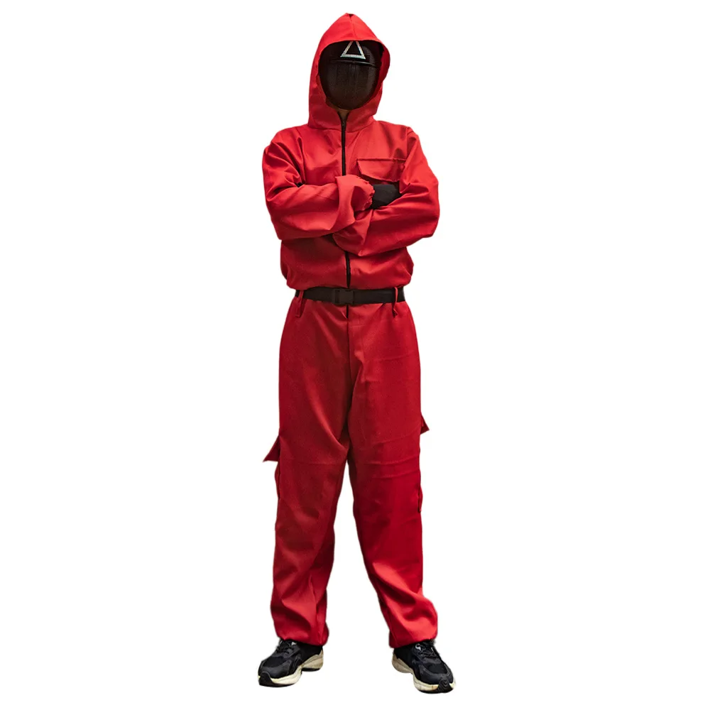 Костюм кальмара маска для косплея комбинезон квадратный Круглый треугольный