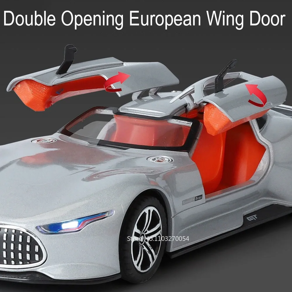 Модель автомобиля 1/24 VISION GT Игрушечная модель литая из сплава спортивные