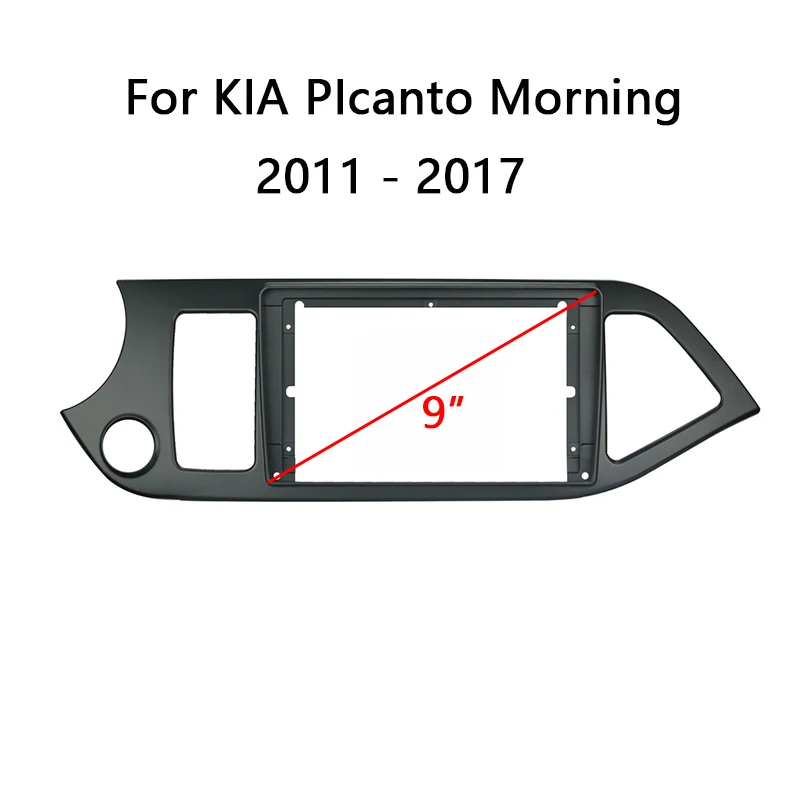 

Автомобильная магнитола 2 Din для KIA Picanto Morning 2011-2017, автомобильный стерео аудио плеер, DVD панель, комплект приборной панели, держатель централь...