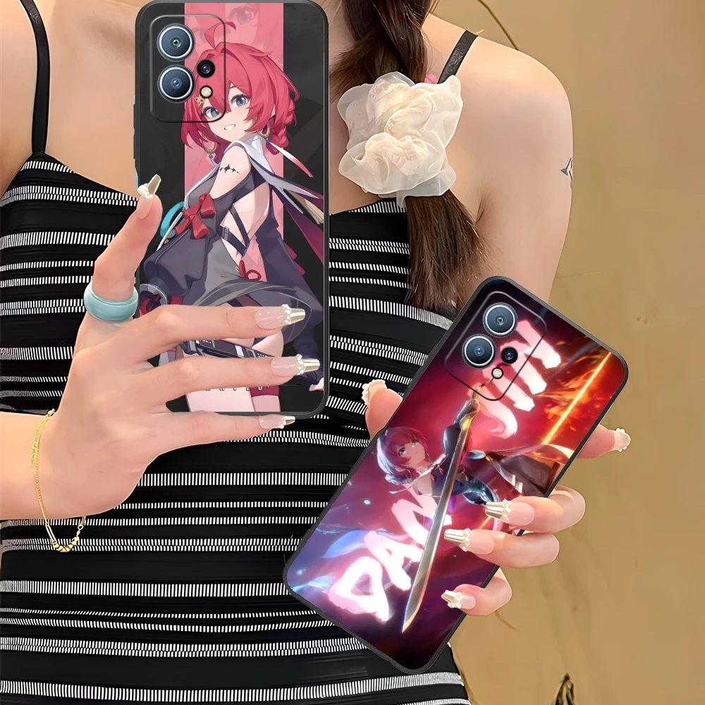 Wuthering волны Danjin Чехол для мобильного телефона Huawei P60 P50 P40 P30 P20 P10 P9 P8 Pro Lite Plus черный