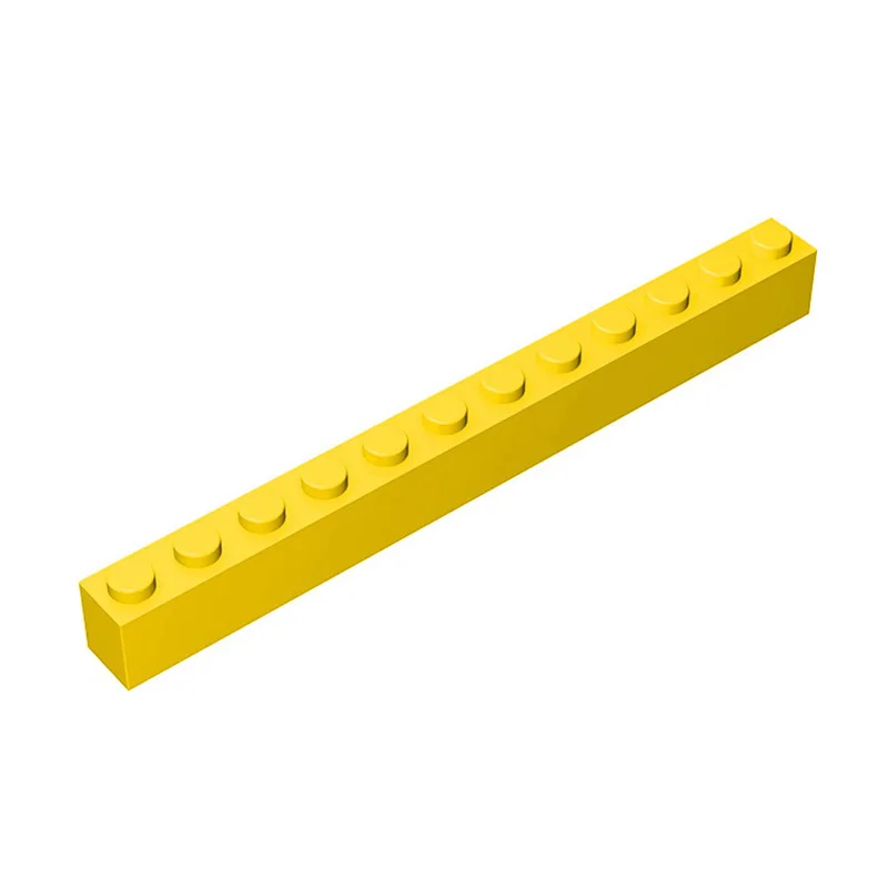Фото 10 шт., детали MOC 6112, кирпич 1x12, Совместимые Кирпичи, сборные строительные блоки «сделай сам» №5