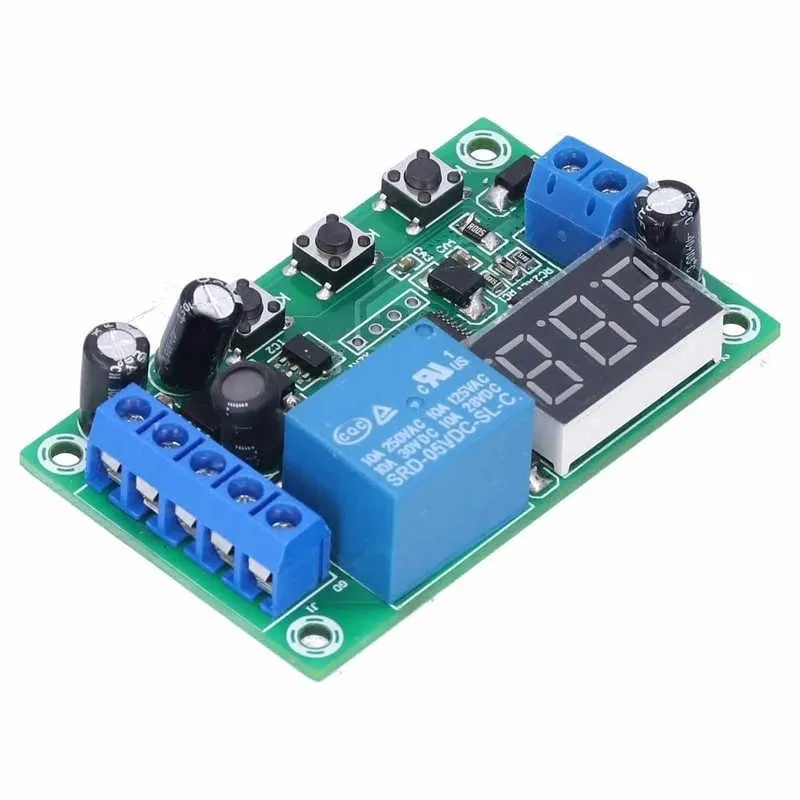 

DC Current Detection Module Relay Digital Display Overcurrent Alarm Switch Controller Motor Stall Protection 5V 12V 24V 7-30V