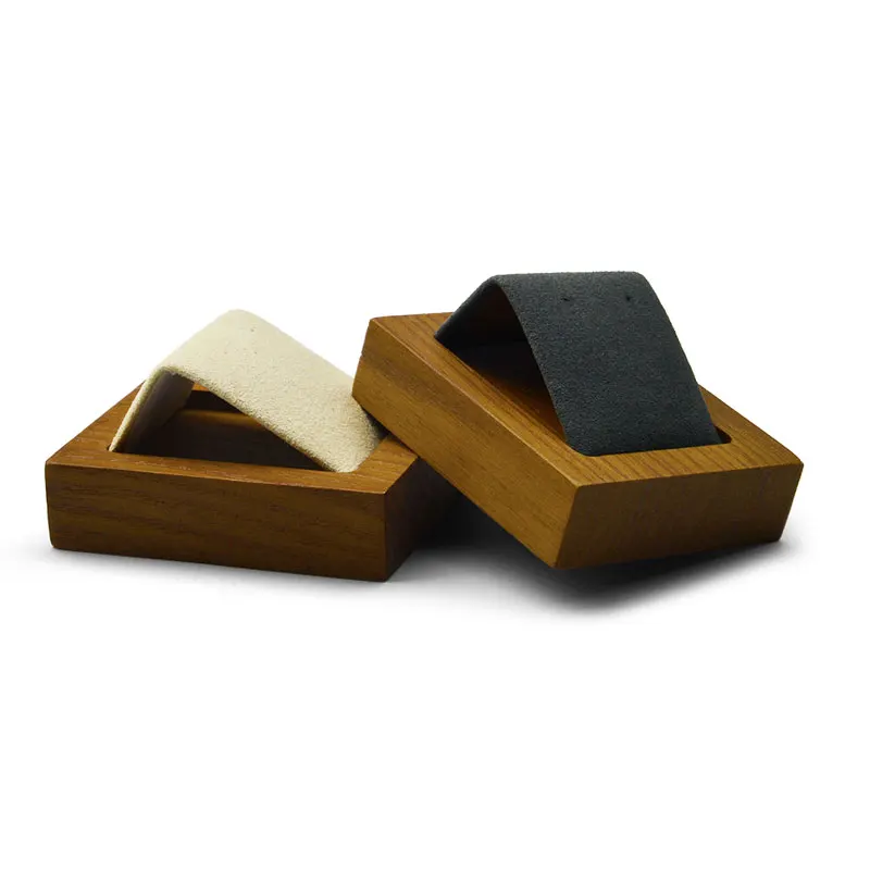 Oirlv Solid Wood Jewelry Display Stand Wooden Jewelry Rack For Earrings Stud Earring Holder Jewelry Display Rack Earring Stand