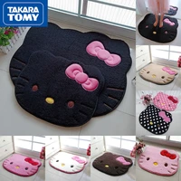 takara tomy bedroom cute cartoon hello kitty floor mat bathroom entry absorbent non slip polyester home floor mat carpet