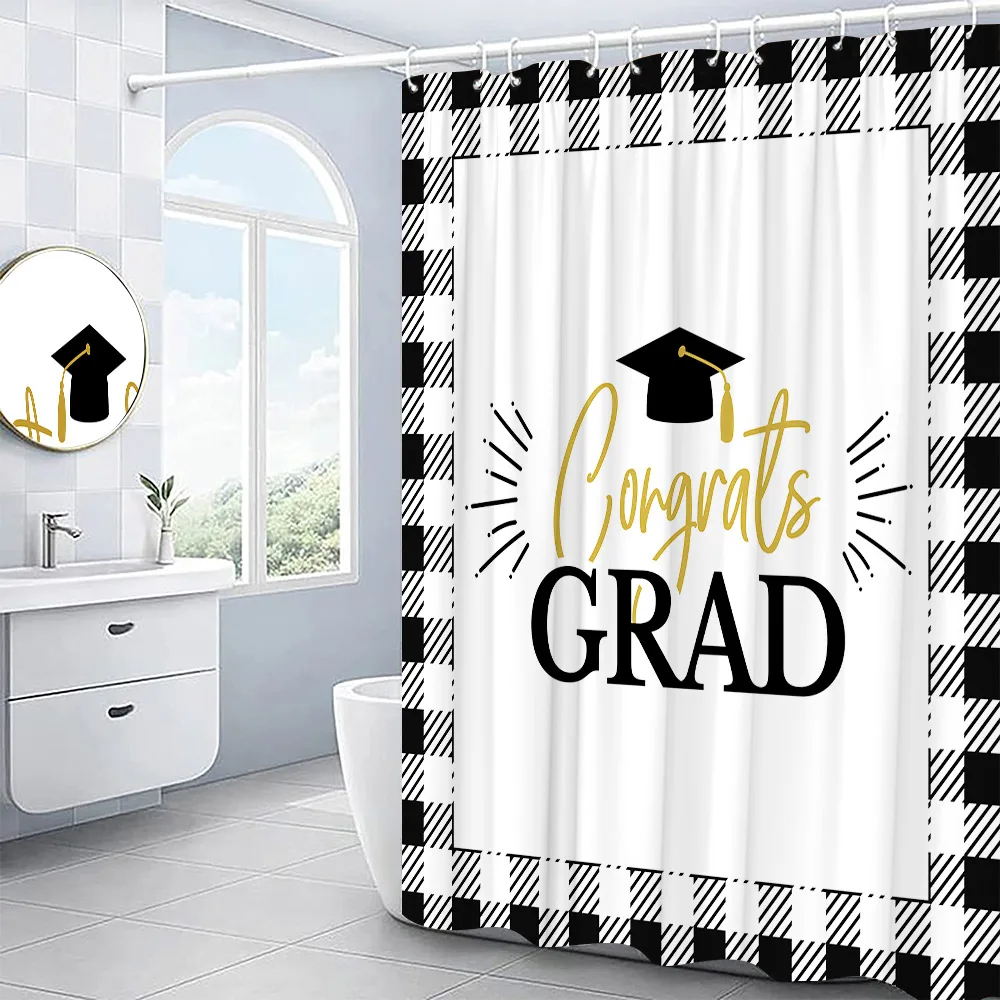 Штора для душа с художественным принтом сезон выпускного беруц бакалавра